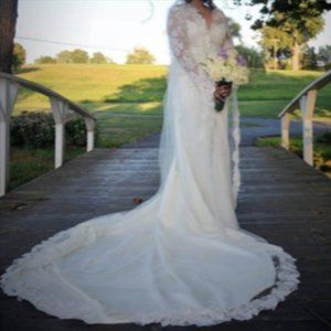 Custom Made 4 Piece Wedding Gown